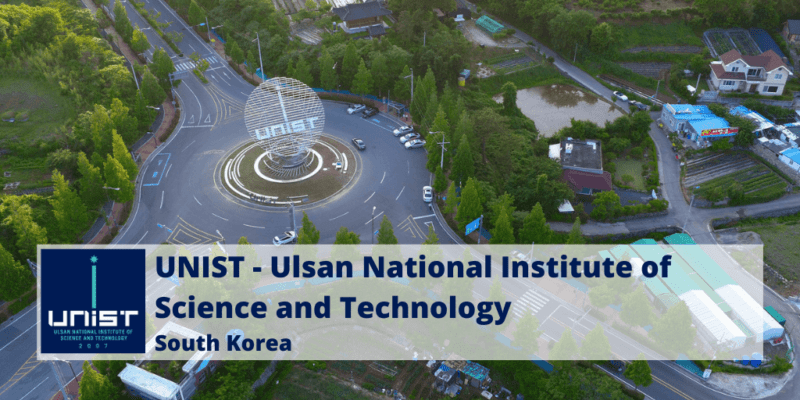 Aerial View of UNIST Landmark, South Korea