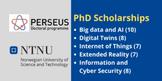PERSEUS PhD Scholarships NTNU Norway