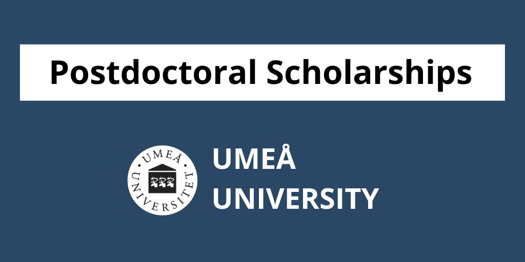 Umea University Postdoctoral Scholarships - Sweden