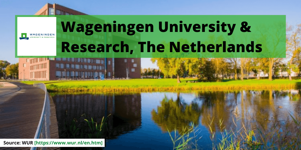 Wageningen University Research WUR The Netherlands