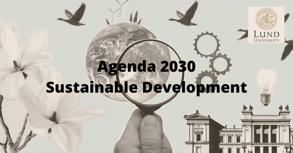 Agenda 2030 Graduate School Lund University Sweden