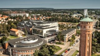 University West Sweden Drone View 2021