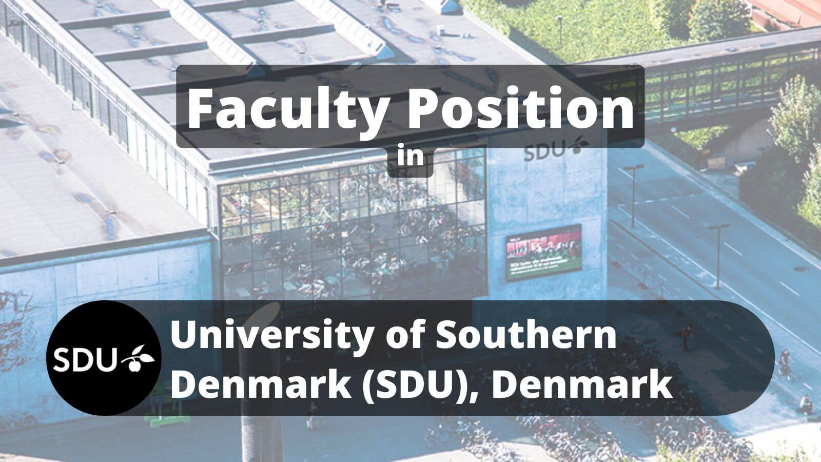Faculty Position in SDU University of Southern Denmark