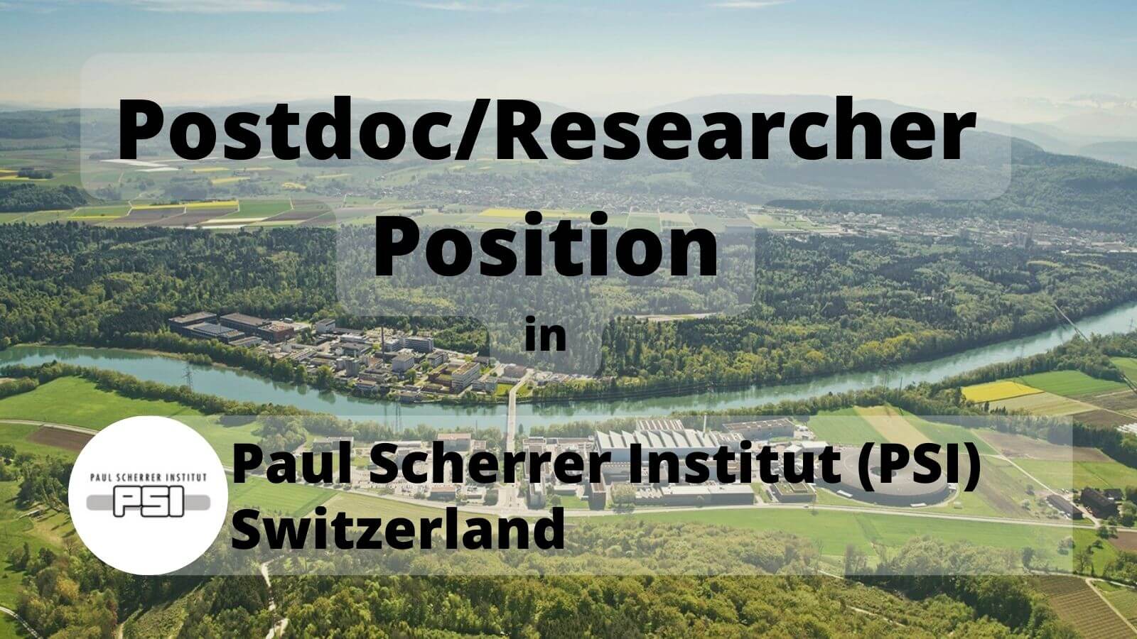 Postdoc Position in PSI Switzerland