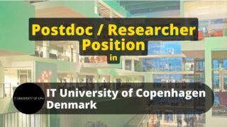 Postdoc jobs or Researcher Position IT University of Copenhagen ITU Denmark'