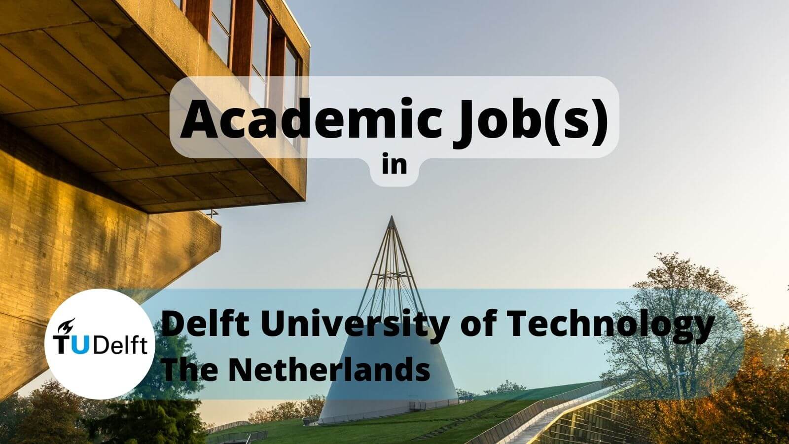 Academic Job at Delft University of Technology TUDelft, The Netherlands