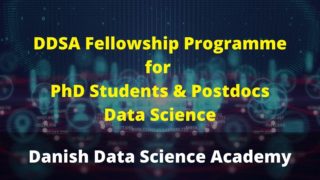 DDSA Fellowship Programme Data Science Denmark