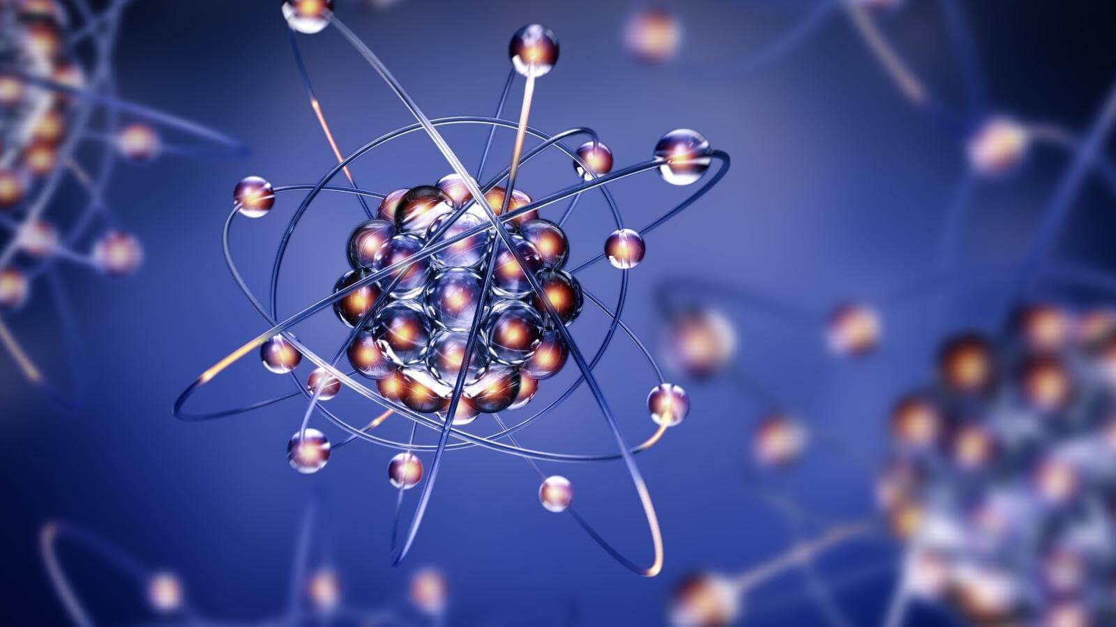 Physics Atomic Structure Model Electron Revolving Nucleus