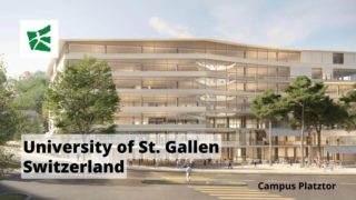 Campus Platztor University Of St Gallen Hsg Switzerland