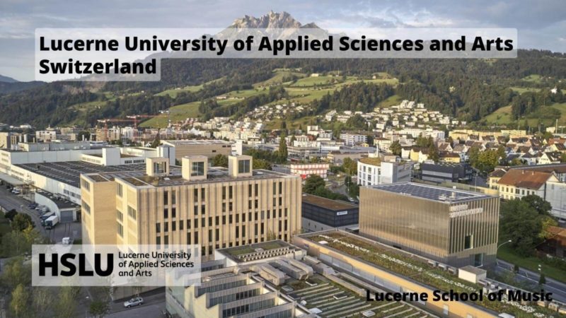 HSLU Lucerne University of Applied Sciences and Arts Switzerland