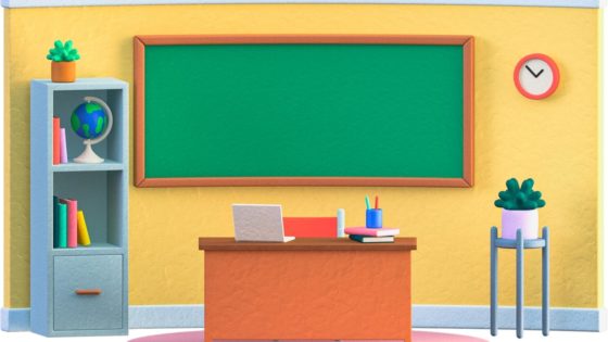 Lecturer, Teaching Jobs - image of Classroom atmosphere with blackboard and table