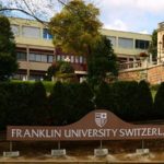 Entrance of Franklin University Switzerland