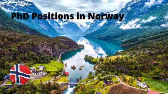 List of PhD positions in Norway - Background Image Aerial landscape of Norway