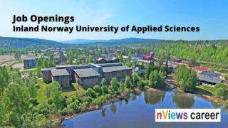 Jobs at Inland Norway University of Applied Sciences - Background Aerial view of University campus'