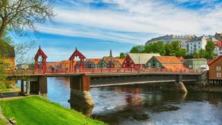Old bridge, Trondheim Norway
