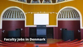 Faculty Jobs in Denmark - Main lecture hall at Landbohøjskolen today. Image: Christine Hebert'