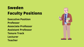 Sweden Faculty Job vacancies - Includes different positions'