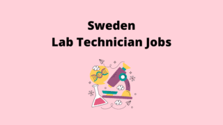 Sweden Lab Technician Jobs Vacancies'