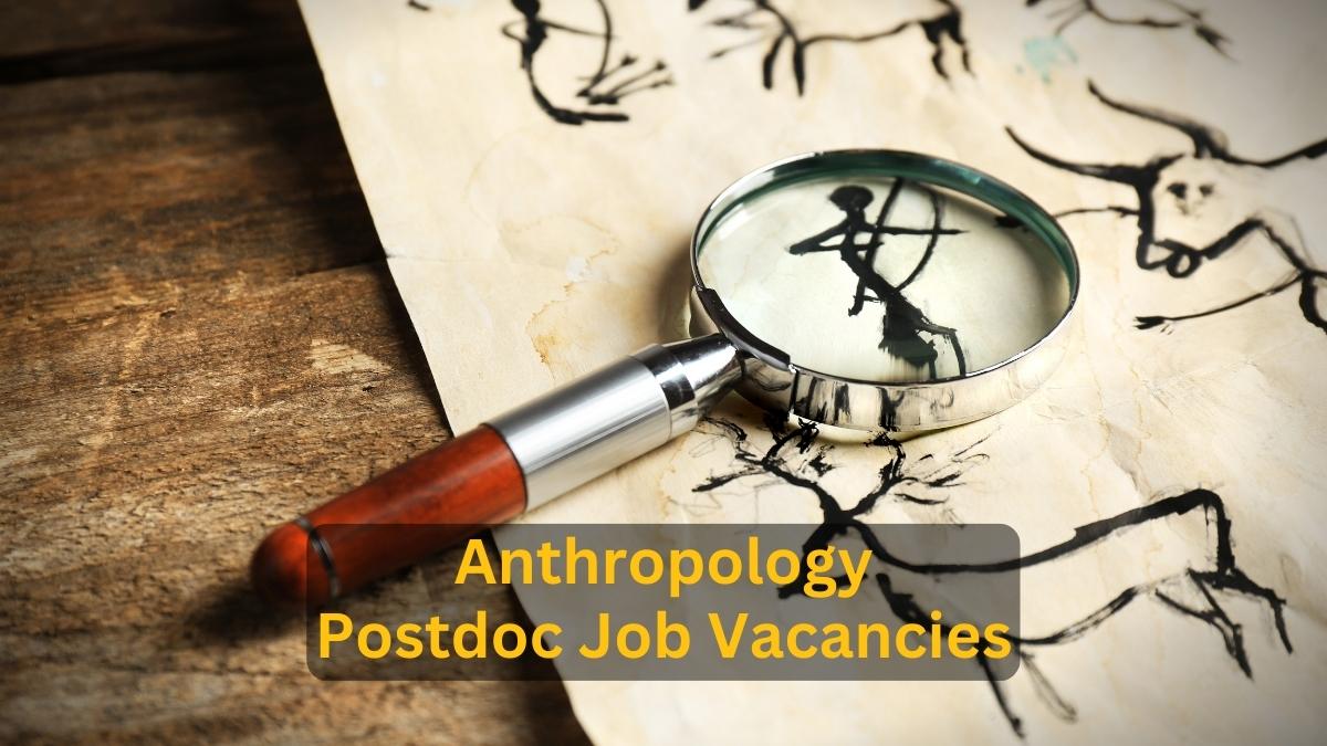 Anthropology Postdoc Job vacancies [Image of lens on the ancient drawings]