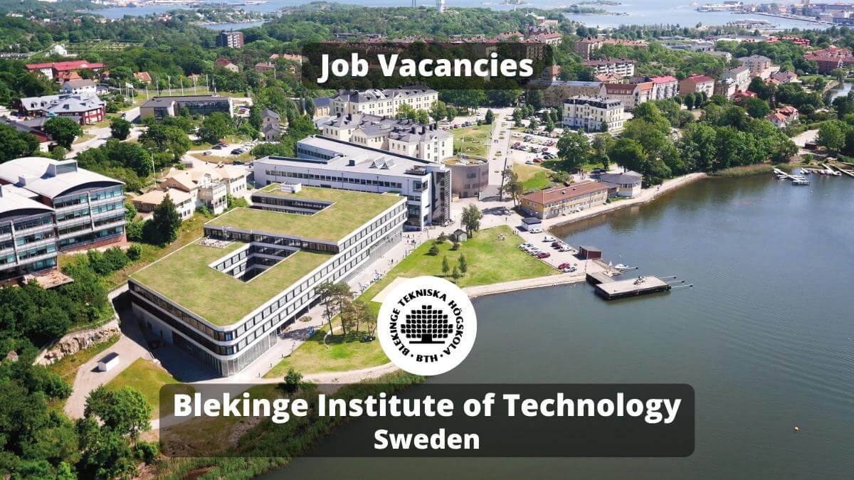 Blekinge Institute Of Technology Bth Job Vacancies