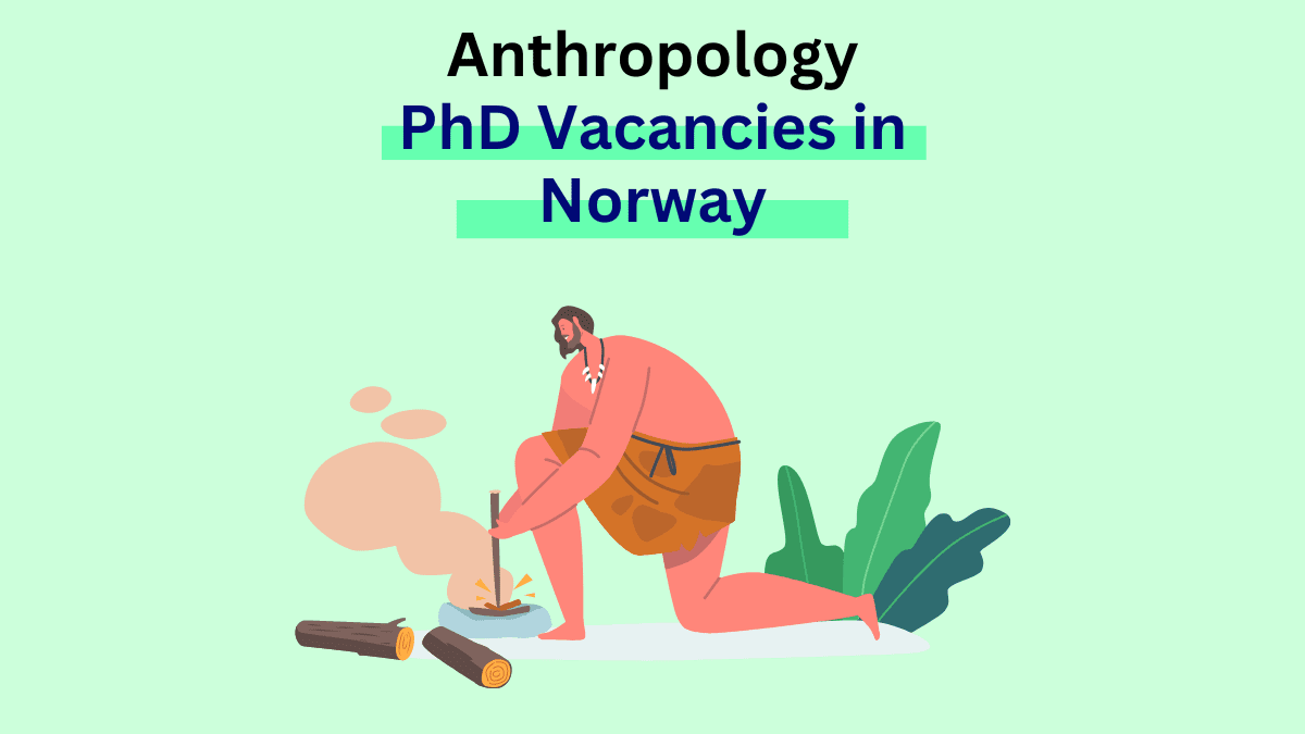 Norway Anthropology Phd Programs Vacancies Positions