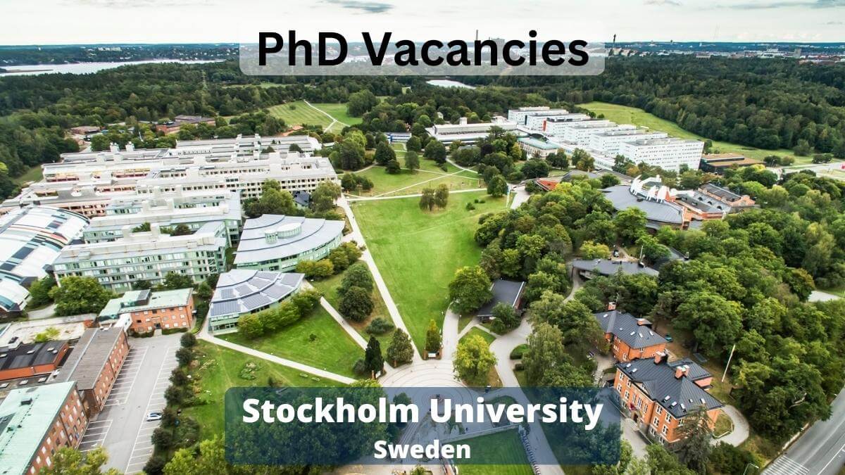 Phd Vacancies Stockholm University