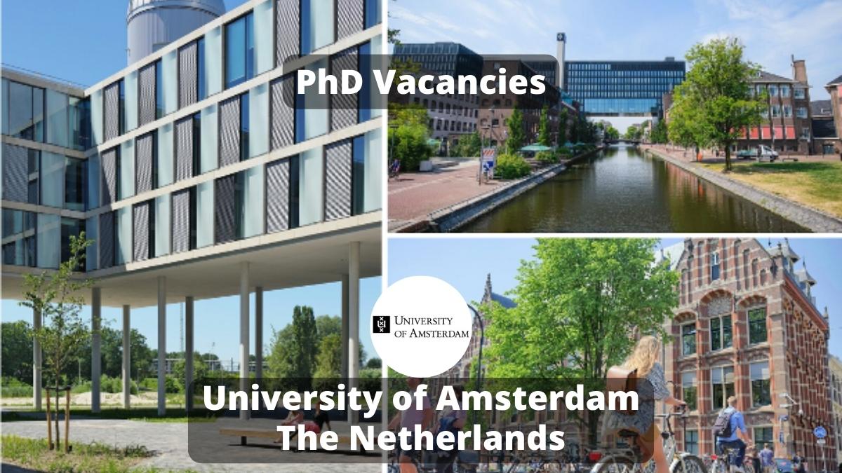 university of amsterdam phd vacancies