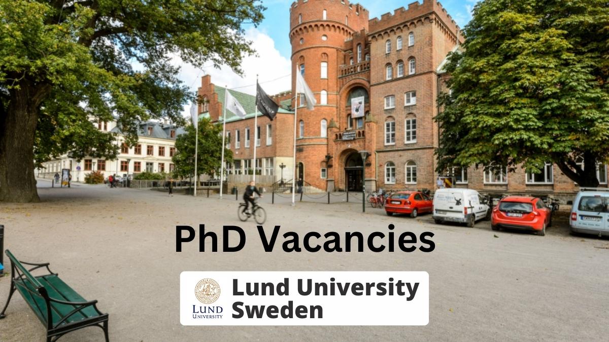 Phd vacancies Lund University