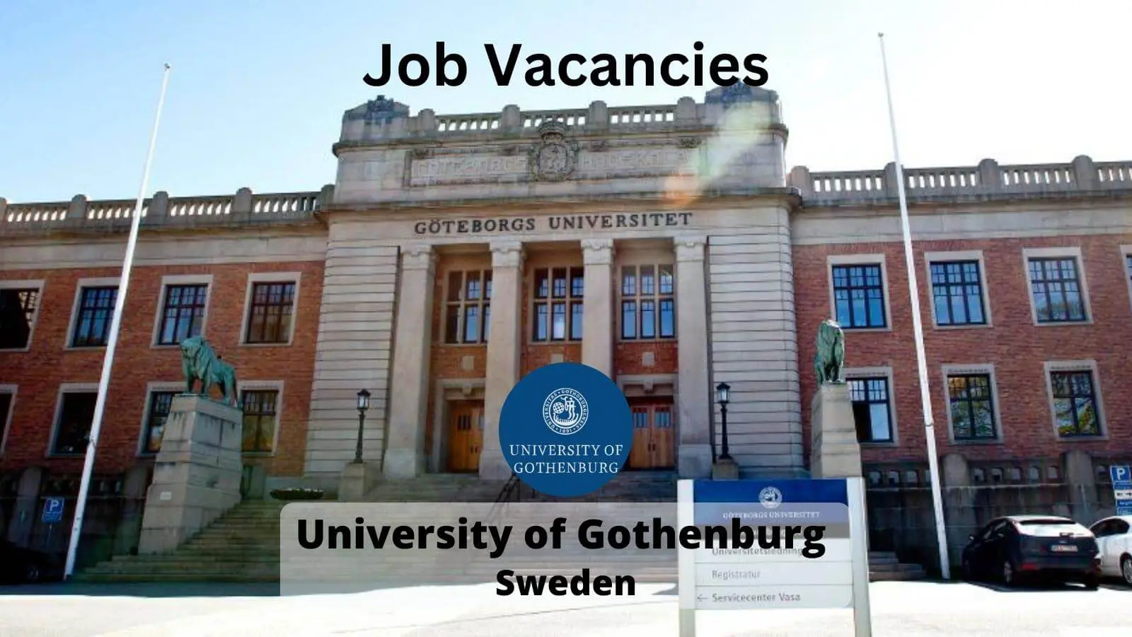Job vacancies at University of Gothenburg