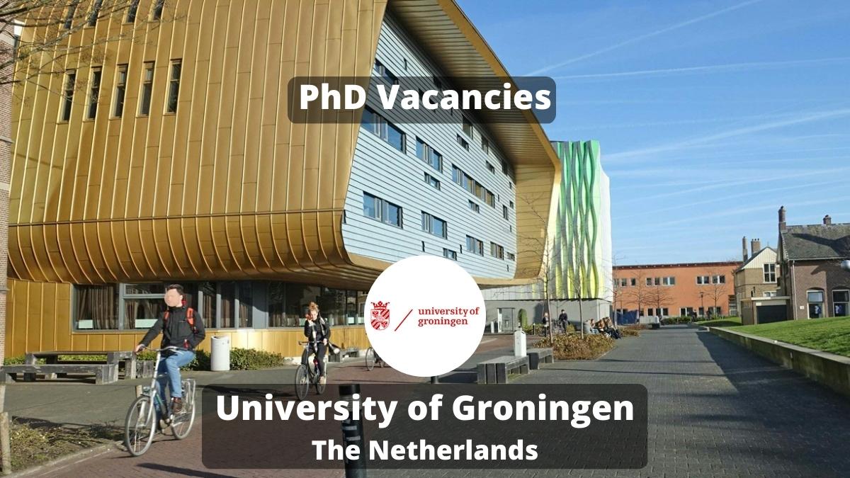 University of Groningen PhD positions vacancies