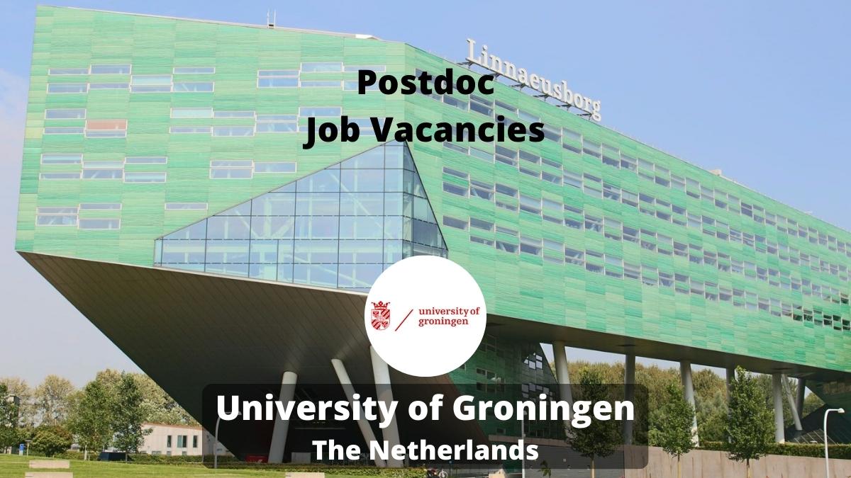 University Of Groningen Postdoc Jobs Vacancies