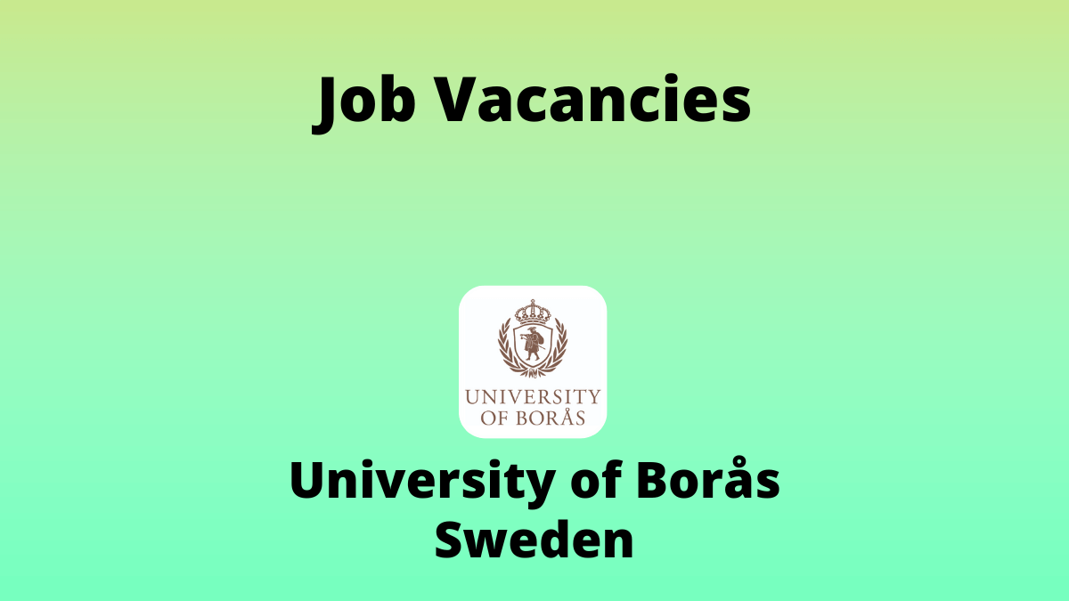 Job Vacancies University Boras