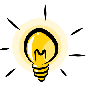 idea bulb bright light