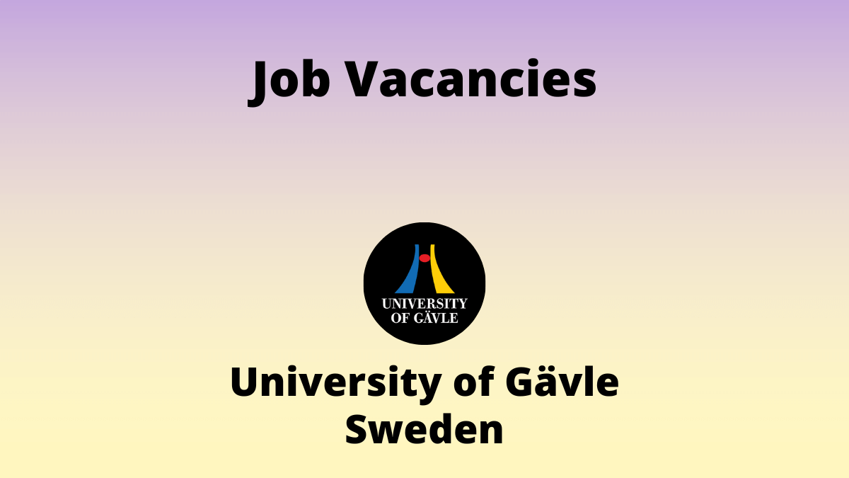 Job Vacancies University Of Gävle