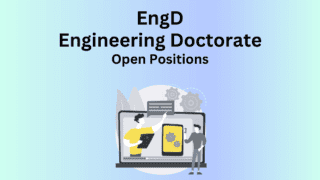 Engineering Doctorate EngD Position Vacancies