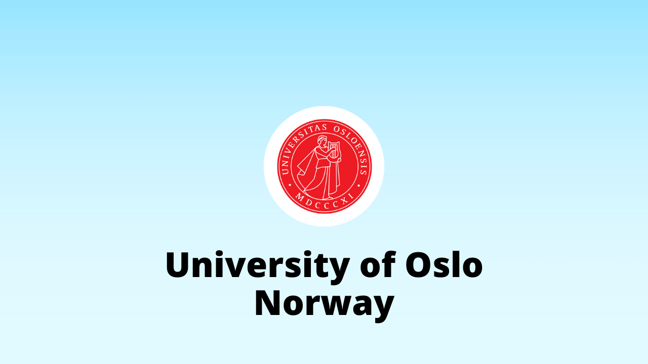 University Of Oslo Logo Norway